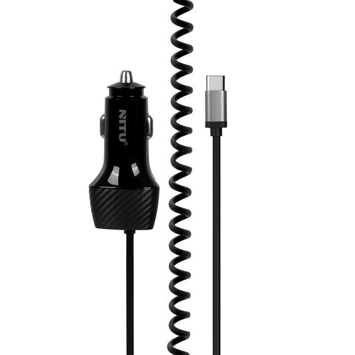 شارژر فندکی 38 وات نیتو مدل NDC25 به همرا کابل تبدیل USB-C