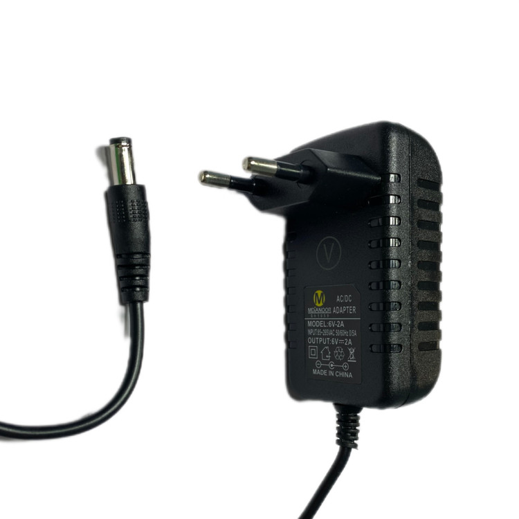 آداپتور 6 ولت 2 آمپر مدیا نور مدل 6V-2A