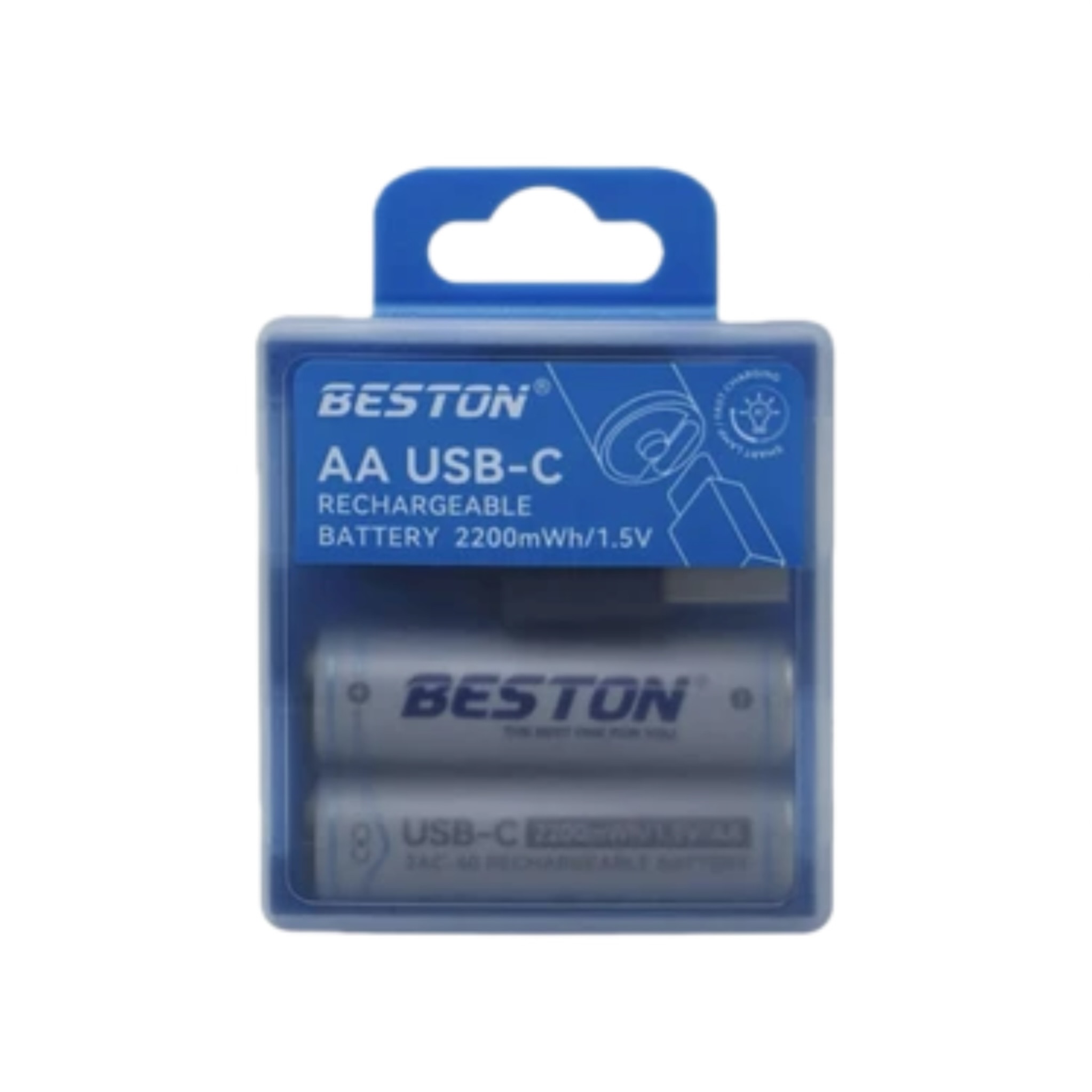 باتری قلمی شارژی بستون تایپ سی مدل  2AC-60 BESTON