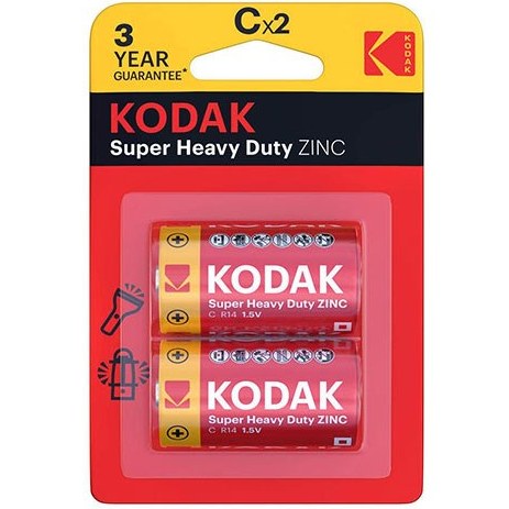باتری C کداک مدل Super Heavy Duty ZIN بسته 2 عددی