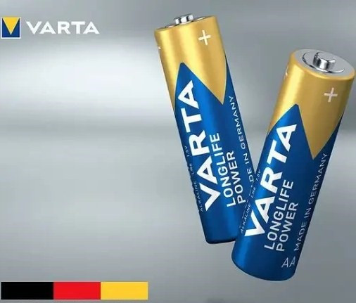 باتری نیم قلمی وارتا مدلLONG LIFE POWER بسته دو عددی