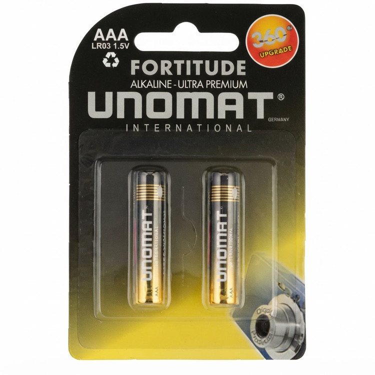 باتری نیم قلمی آلکالاین یونومات مدل Alkaline Ultra Premium بسته 2عددی