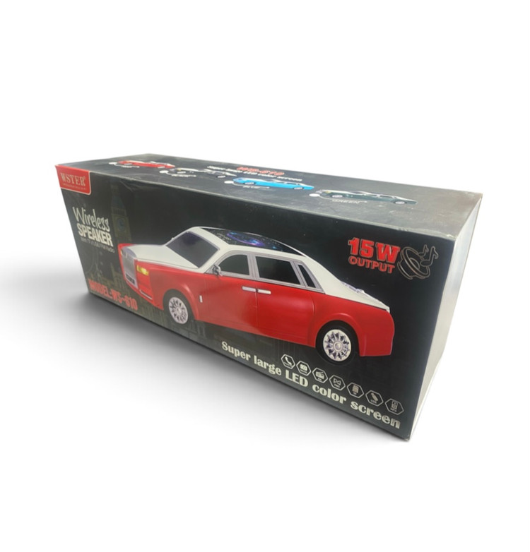 اسپیکر بلوتوثی طرح ماشین WSTER WS-610 قرمز