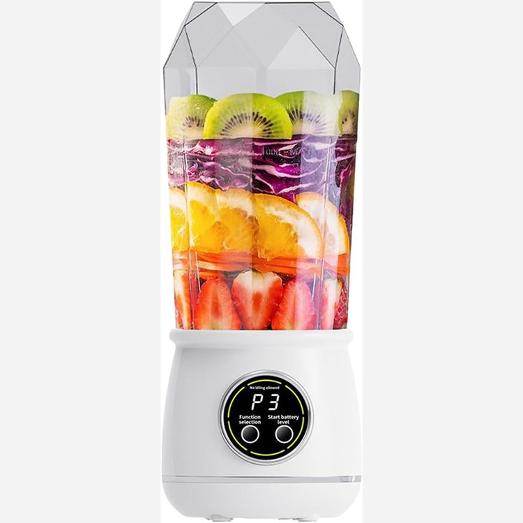 مخلوط کن و شیکر شارژی قابل حمل JUICING CUP مدل HS-885 سفید