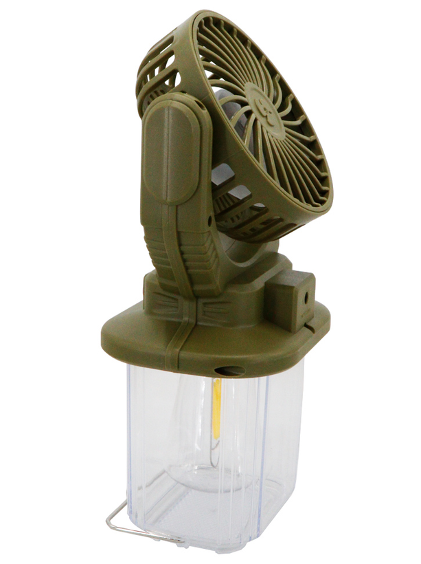 چراغ اضطراری کمپی فن دار خورشیدی مدل HB-F718W