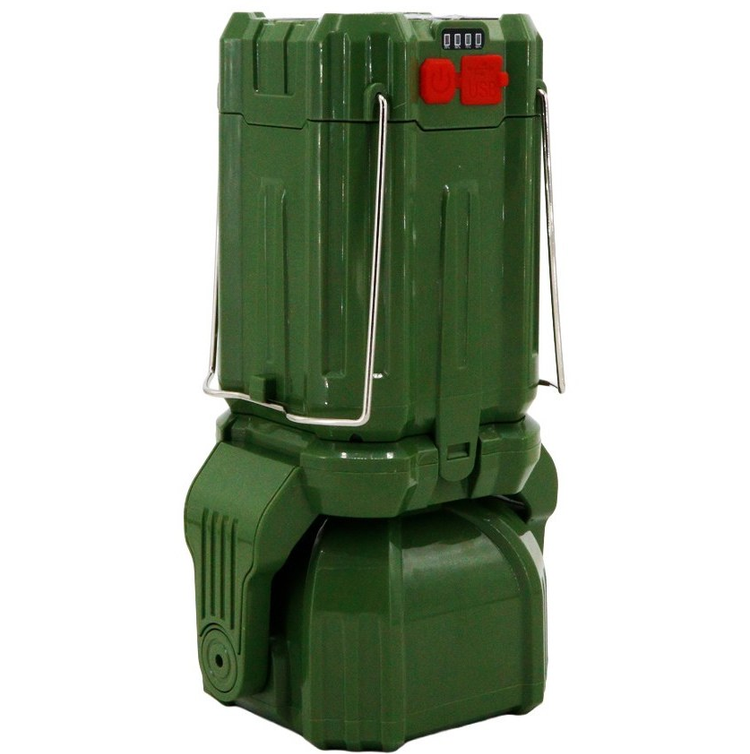 چراغ قوه شارژی خورشیدی فانوسی مدل HB-1979L